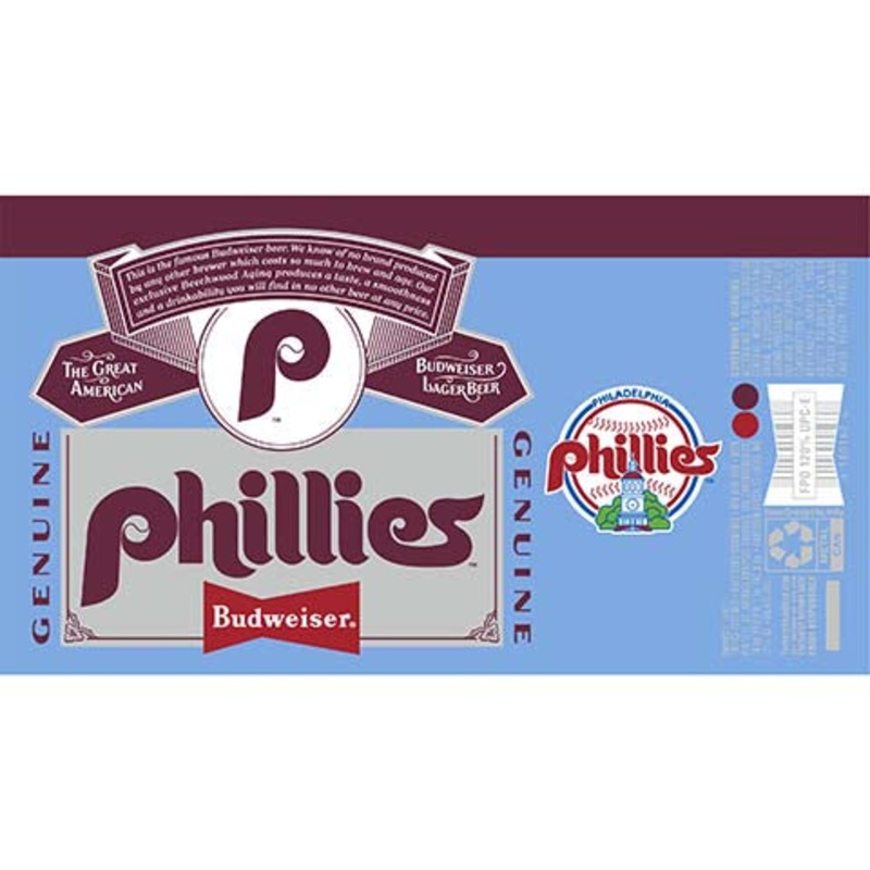 Budweiser Phillies 12OZ SINGLE CAN