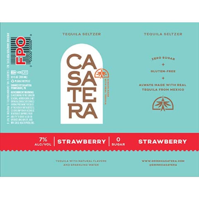 Casatera Strawberry 12OZ SINGLE CAN