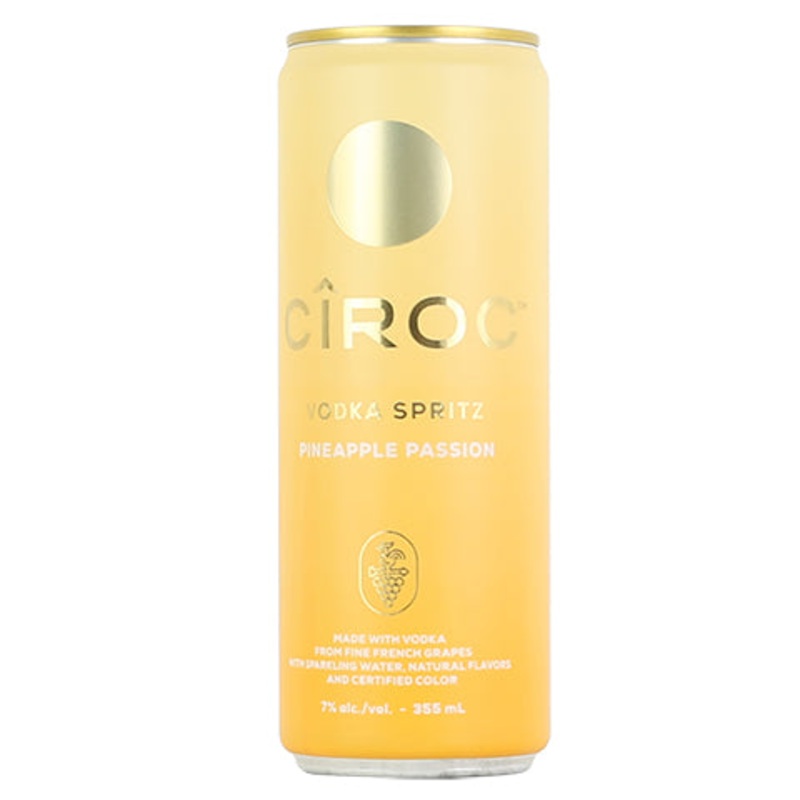 Ciroc Vodka Spritz Pineapple Passion 12OZ SINGLE CAN