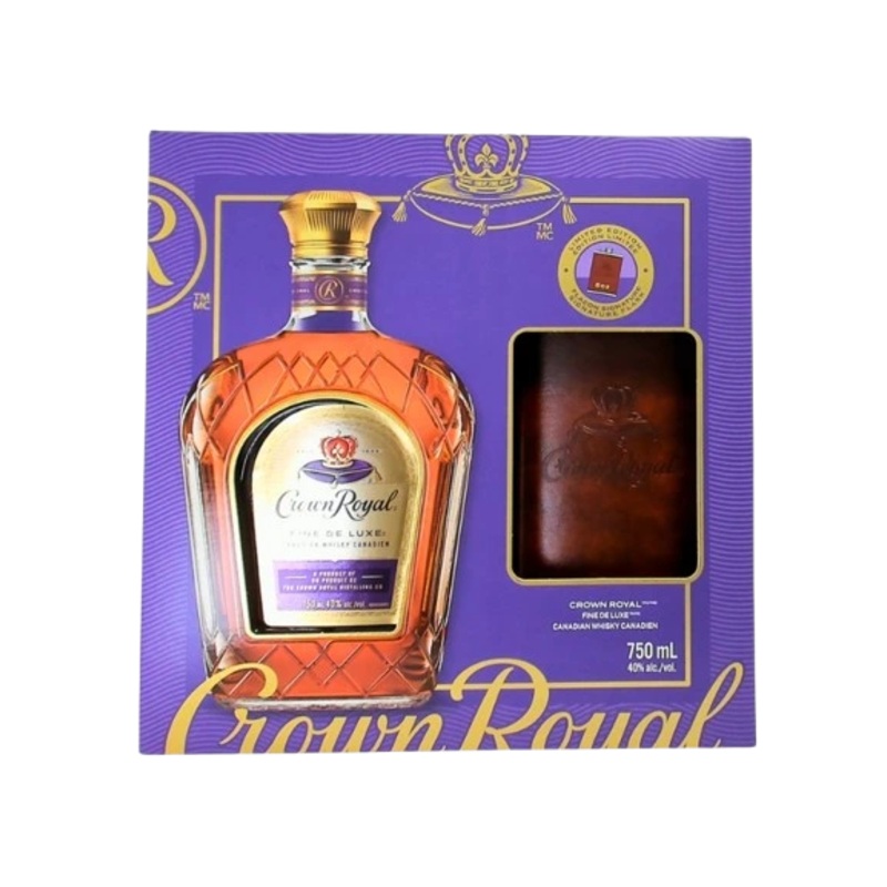CROWN ROYAL CANADIAN WHISKY FLASK GIFT PACK 750ML @ Windermere [1055197] 750 ml