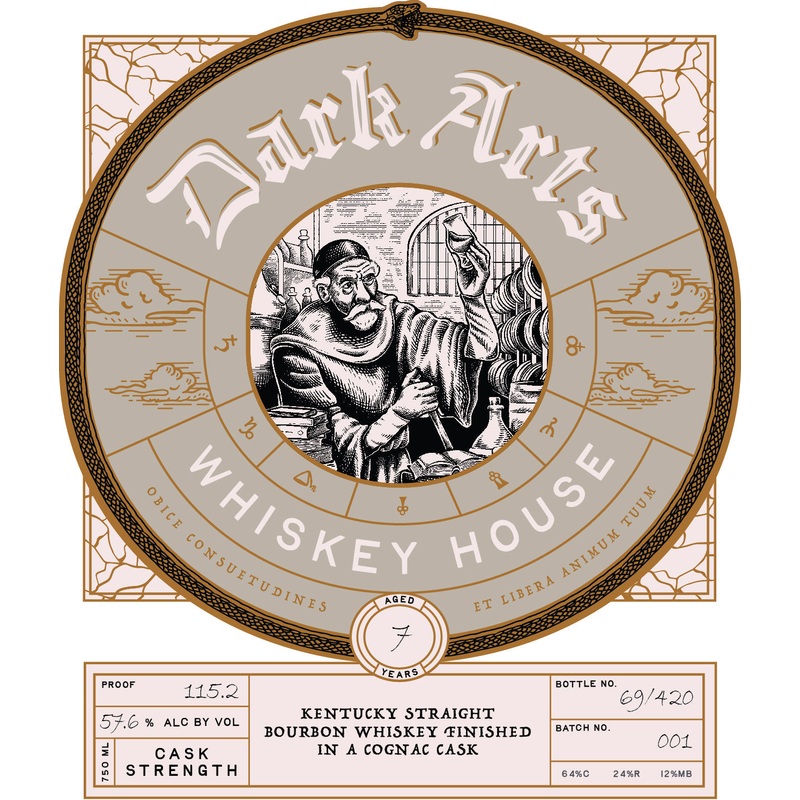Dark Arts Whiskey House 7 Year Straight Bourbon Cognac Cask Finish