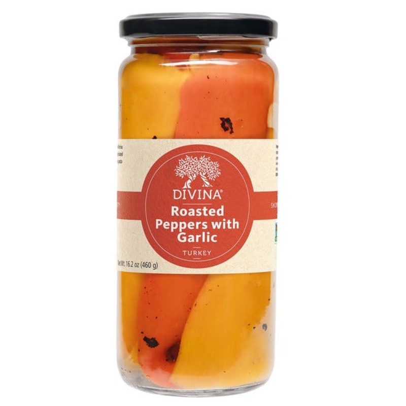 Divina Roasted Red & Yellow Peppers with Garlic