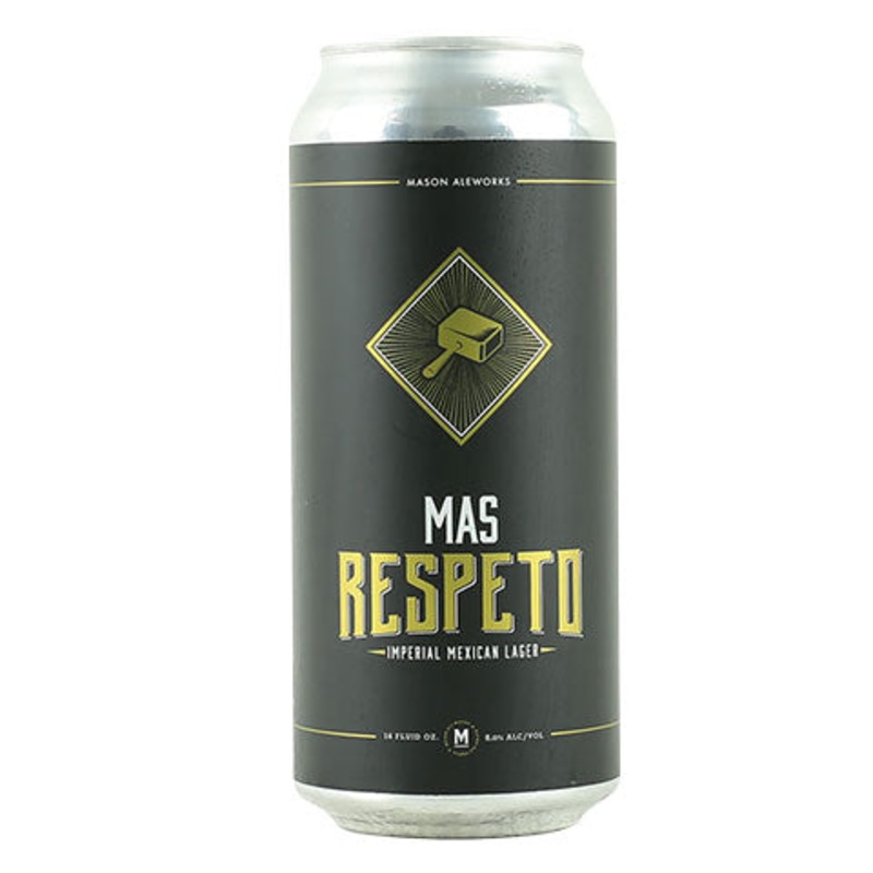 Mason Aleworks Mas Respeto Lager 16OZ SINGLE CAN