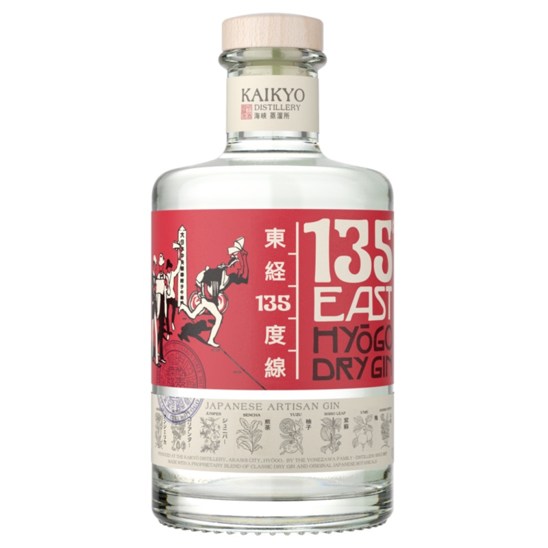 135 EAST DRY GIN HYOGO 84 750ML 750ML
