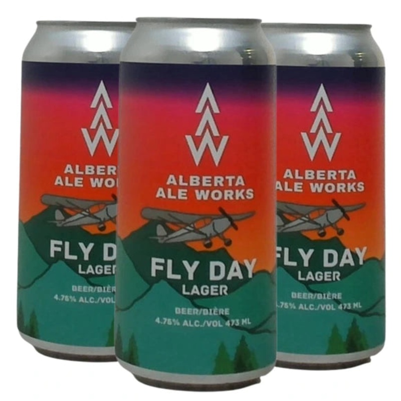 ALBERTA ALE WORKS FLY DAY LAGER 473ML 4PK CAN @ Southgate [1048272] 1892 ml