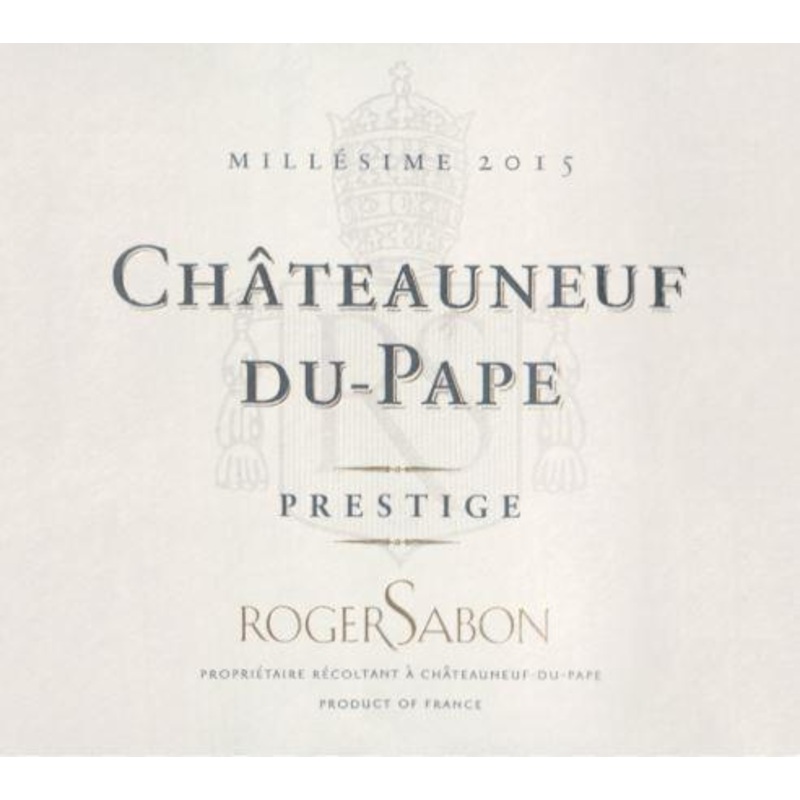 DOMAINE ROGER SABON CHATEAUNEUF-DU-PAPE CUVEE PRESTIGE xc 2019 750 mL
