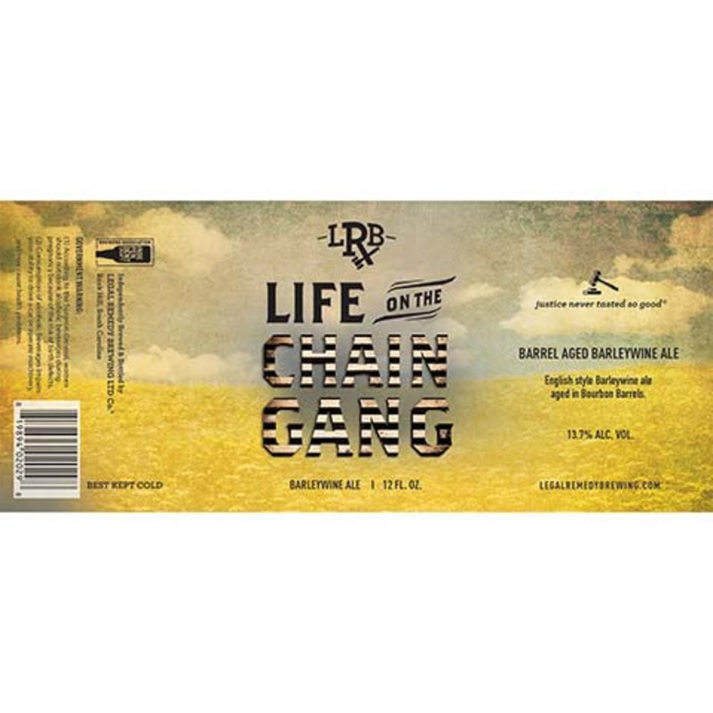 LRB Life on the Chain Gang Barleywine Ale 12OZ SINGLE CAN