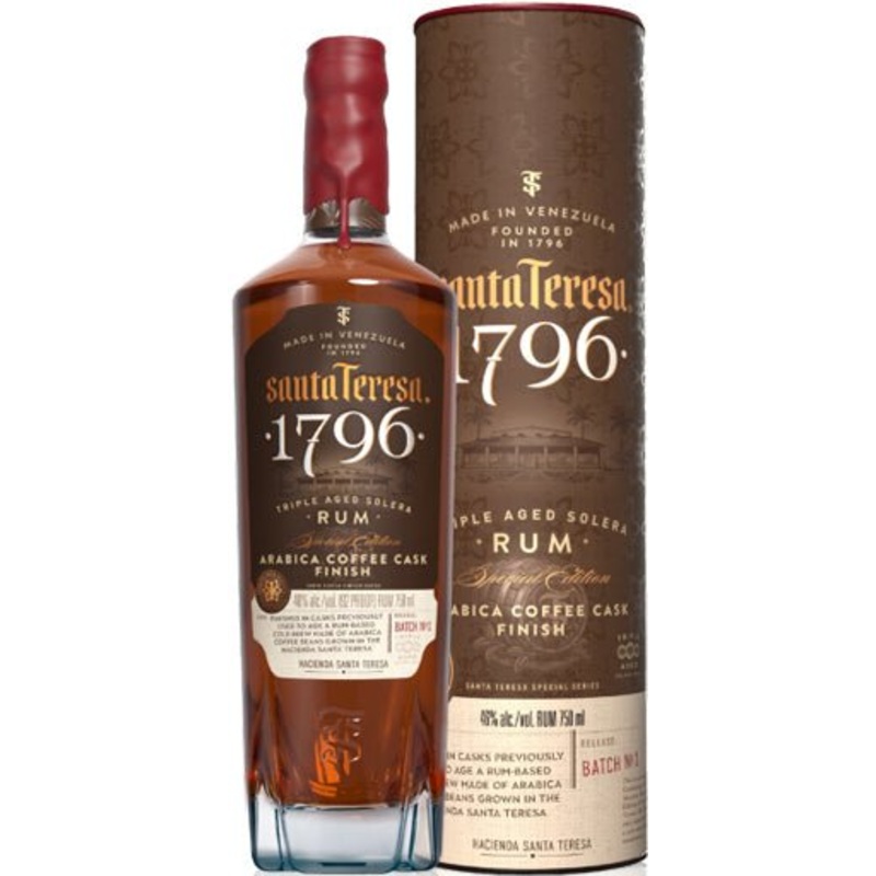 Santa Teresa 1796 Arabica Coffee Cask Solera Rum Batch No.1 750ml
