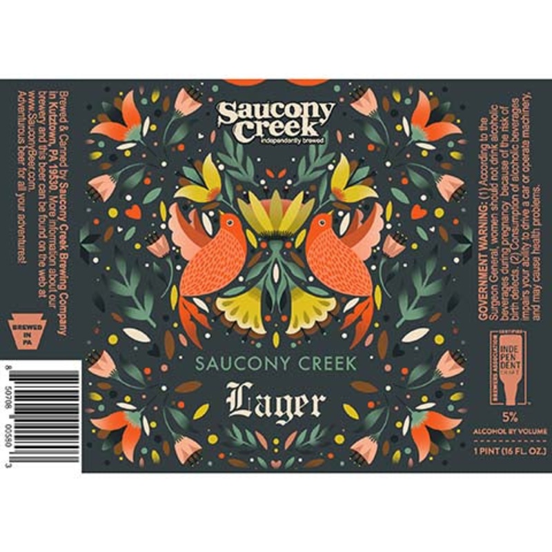 Saucony Creek Lager 16OZ SINGLE CAN
