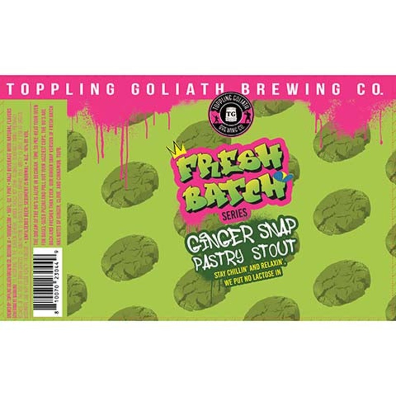 Toppling Goliath Fresh Batch Series Ginger Snap Pastry Stout 16OZ SINGLE CAN