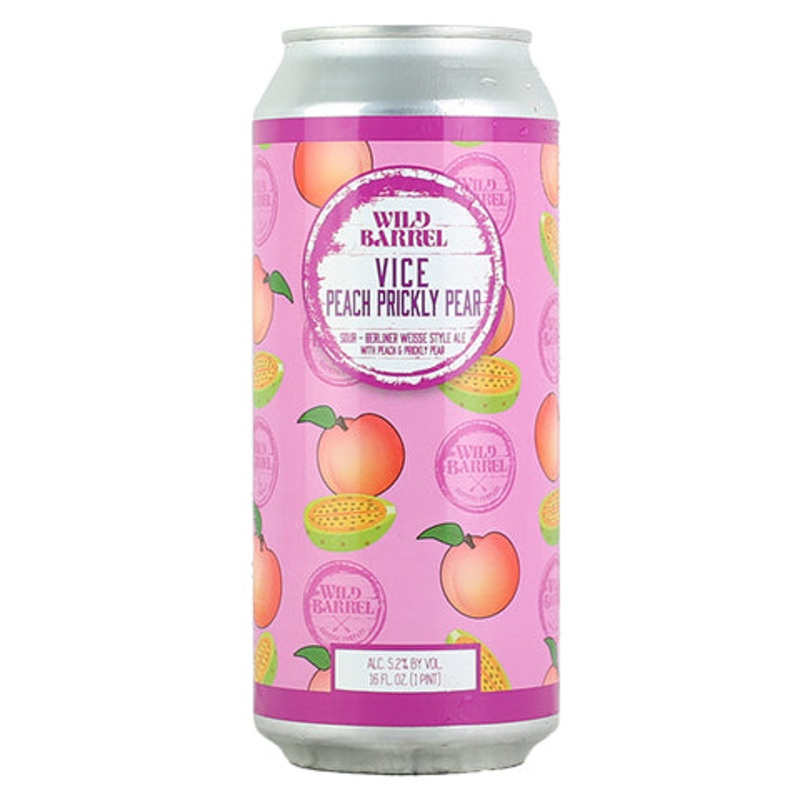Wild Barrel Vice Peach Prickly Pear Sour 16OZ SINGLE CAN