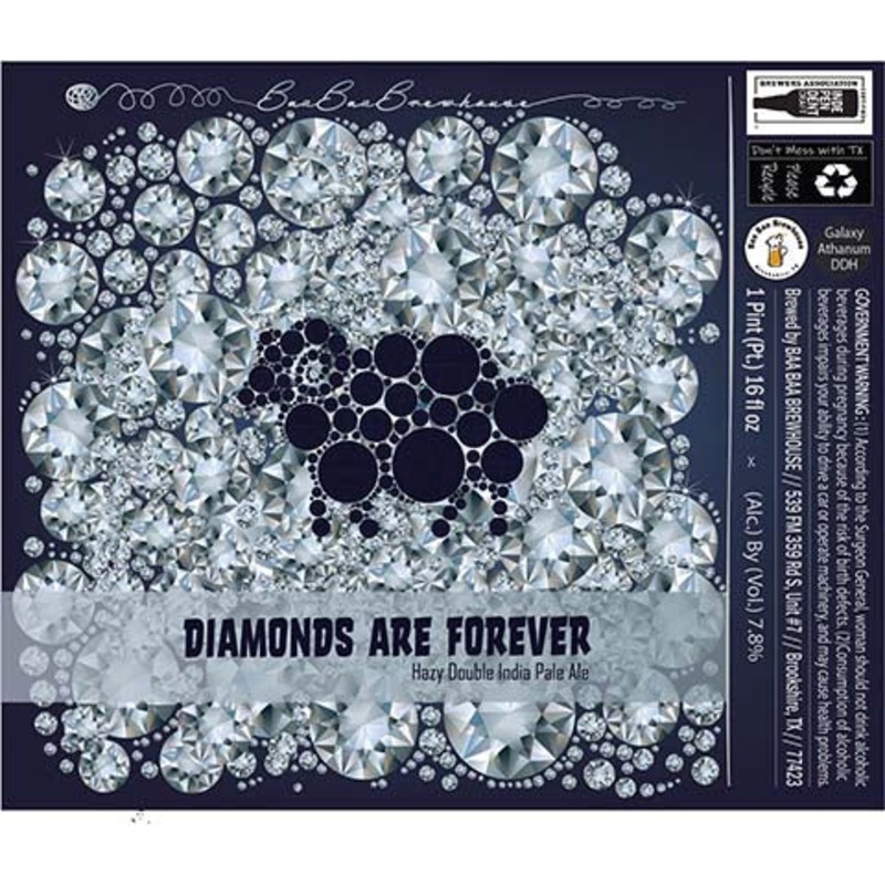 Baa Baa Diamonds Are Forever Hazy DIPA 16OZ SINGLE CAN