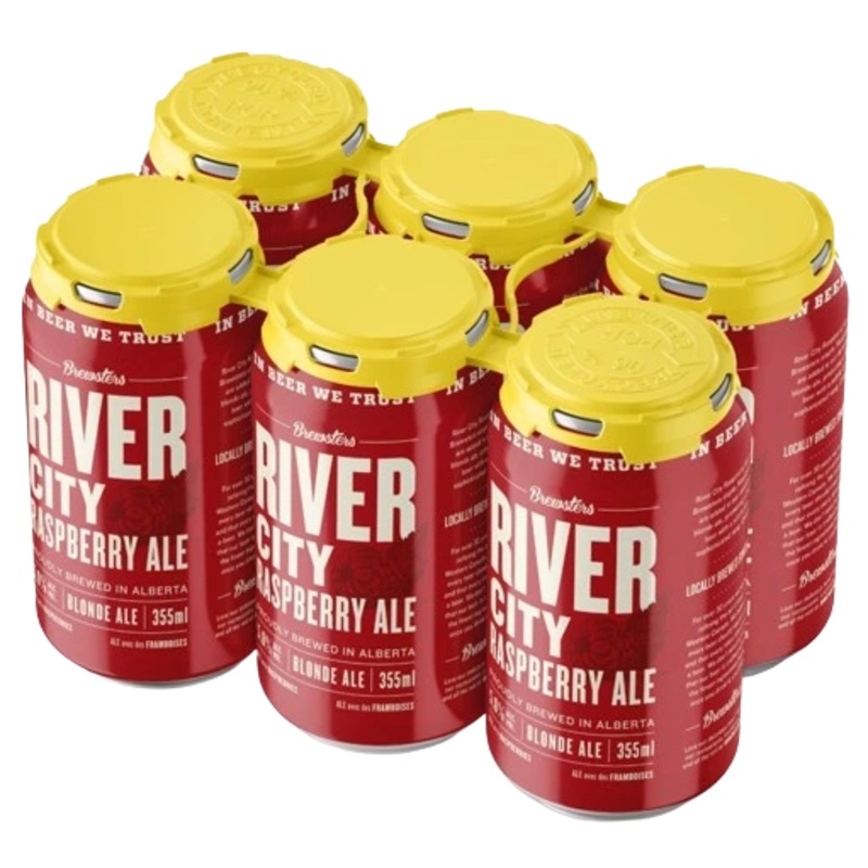 BREWSTERS RIVER CITY RASPBERRY ALE 355ML 6PK CAN @ Township [1005342] 2130 ml