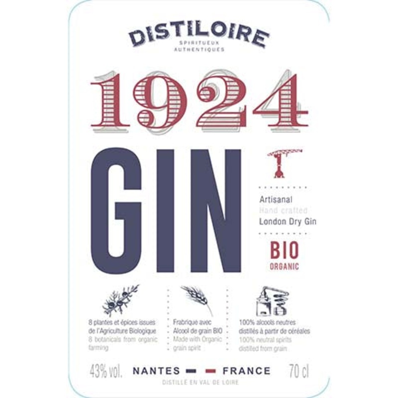 Distiloire 1924 Gin 700ML BTL