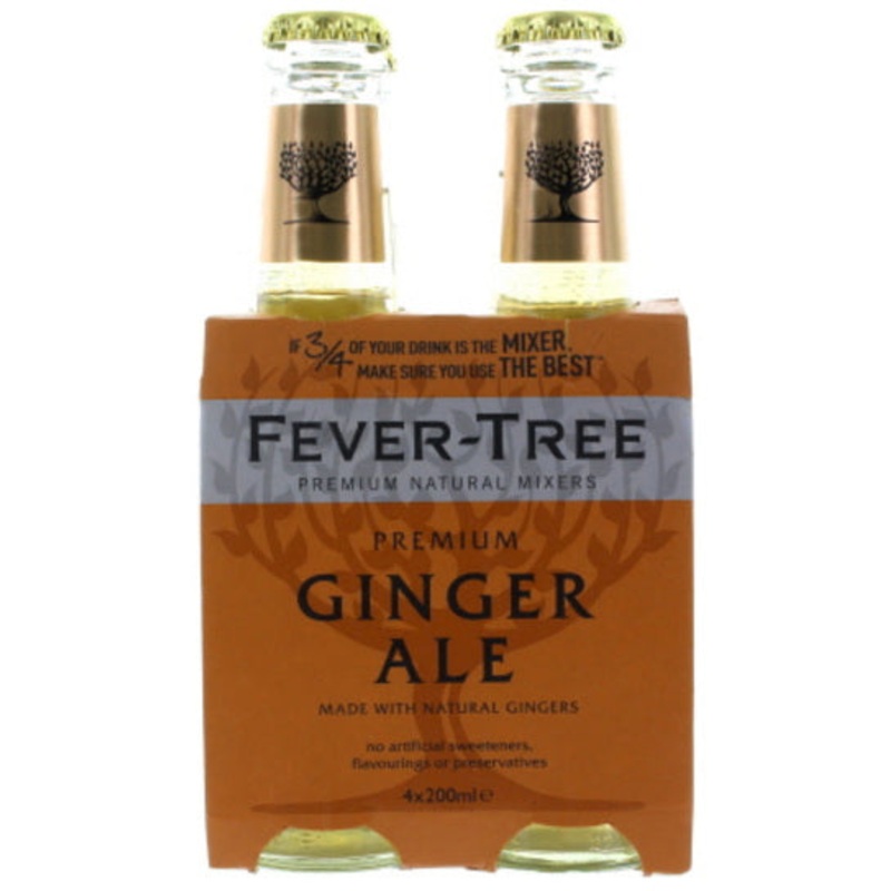 FEVER TREE GINGER ALE 200ML 4PK BT @ Emerald Hills [1004064] 800 ml