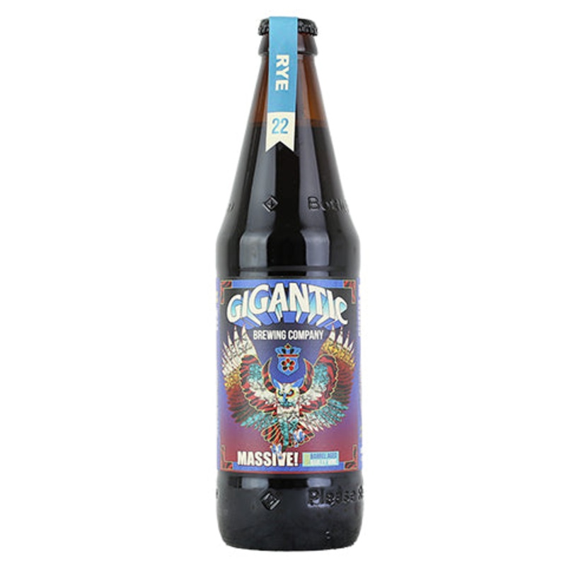 Gigantic Massive! Rye Barrel-Aged Barley Wine 2022 500ML BTL