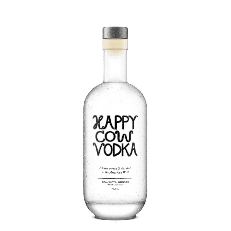 Happy Cow Milk Vodka 750mL 80 Proof
