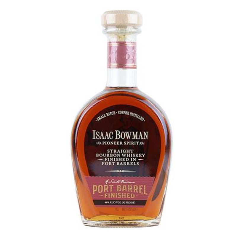 Isaac Bowman Port Finish Straight Bourbon Whiskey 750ML BTL