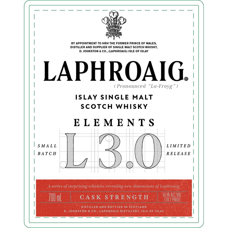 Laphroaig Elements 3.0 Islay Single Malt Scotch Whisky Cask Strength