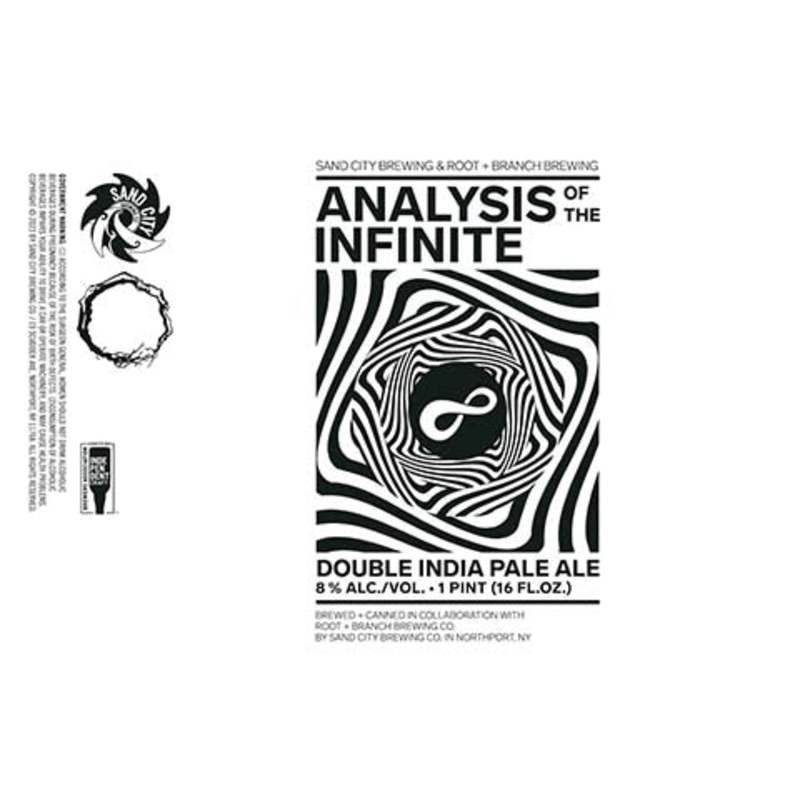 Sand City Analysis of the Infinite DIPA 16OZ SINGLE CAN