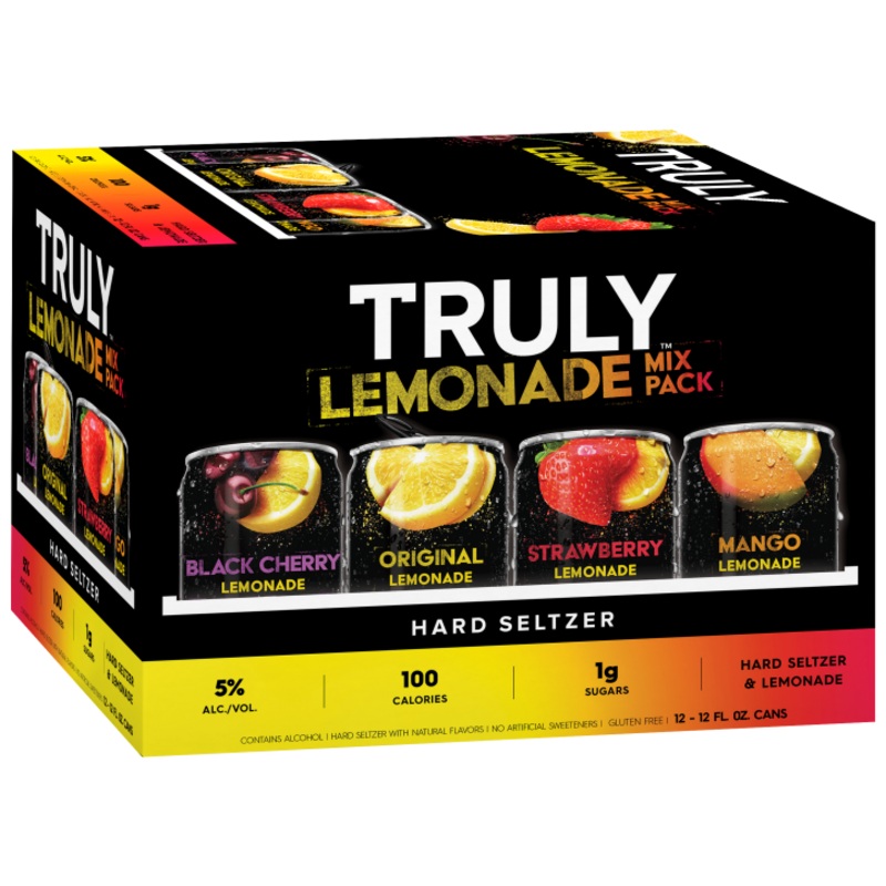 TRULY LEMONADE VARIETY PACK 12 CAN