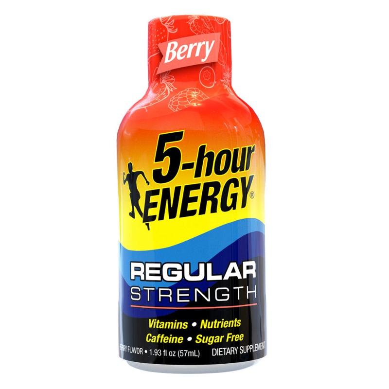5 Hour Energy Shots Regular Strength Berry