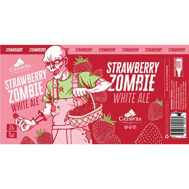Catawba Strawberry Zombie White Ale 12OZ SINGLE CAN