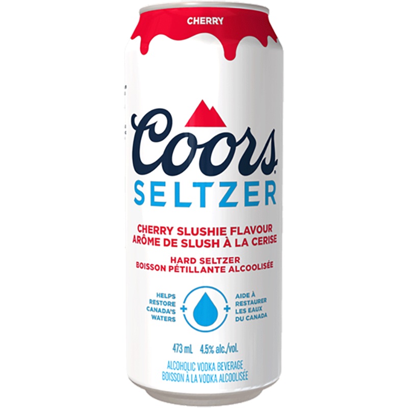 COORS SELTZER CHERRY SLUSHIE 473 ML SINGLE CAN