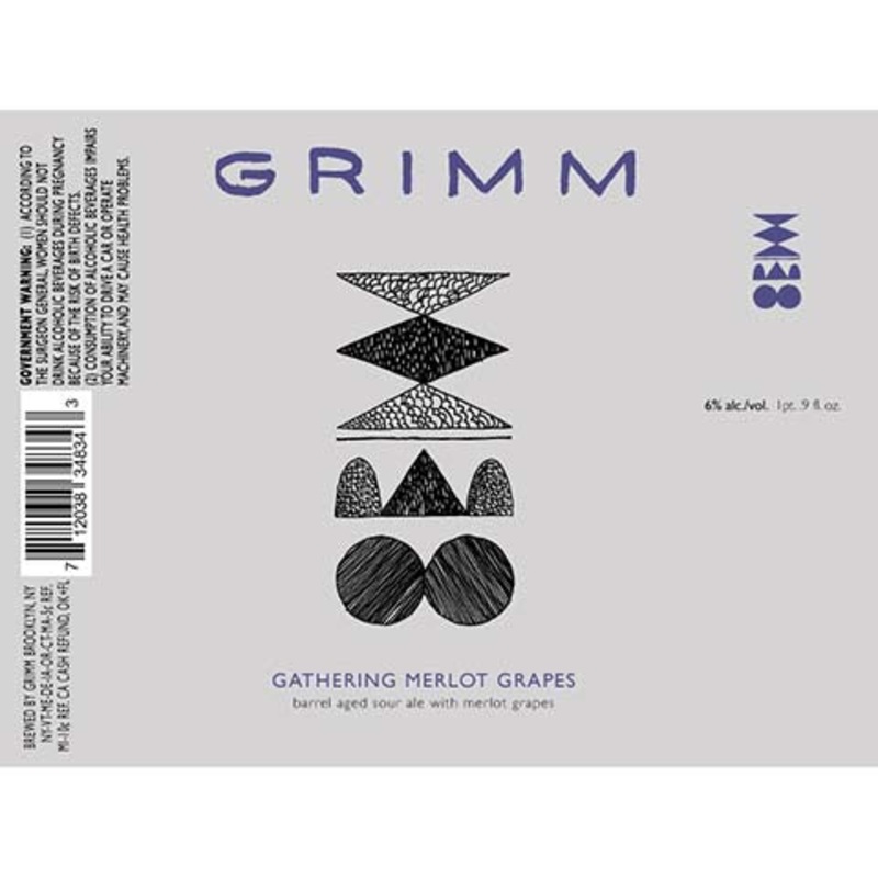 Grimm Gathering Merlot Grapes Sour Ale 500ML CAN