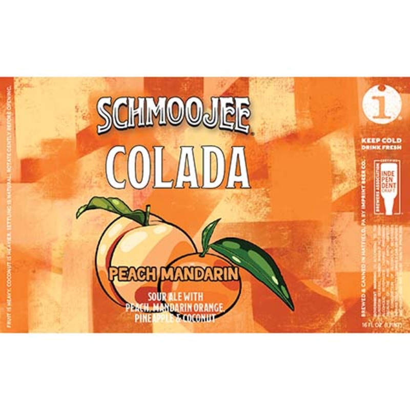 Imprint Schmoojee Colada Peach Mandarin Sour Ale 16OZ SINGLE CAN