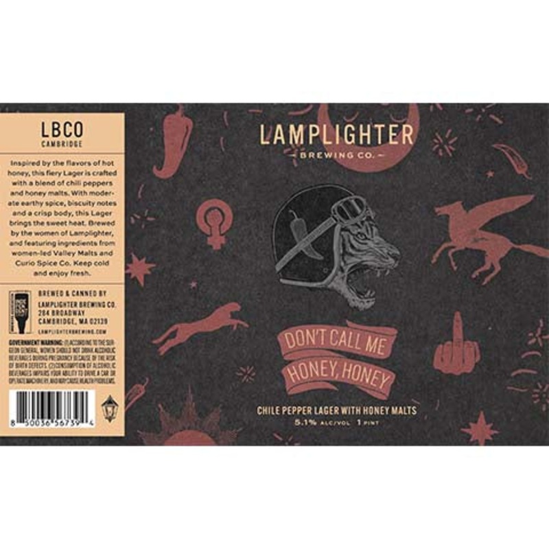 Lamplighter Don't Call Me Honey, Honey Lager 16OZ SINGLE CAN