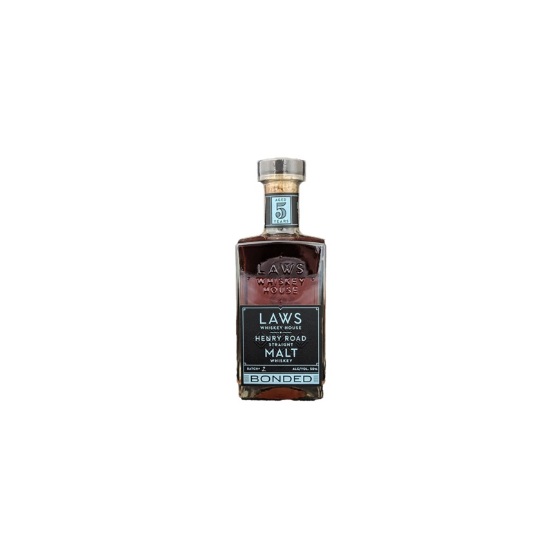 Laws Henry Road Bonded Straight Malt Whiskey 750ML