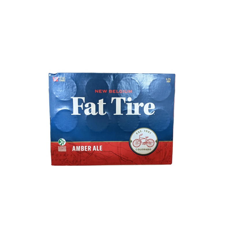 New Belgium Fat Tire 12 Pack Cans