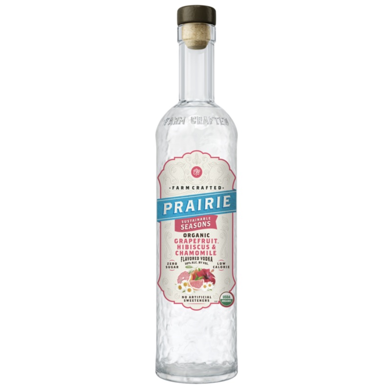 PRAIRIE GRAPEFRUIT HIBISCUS & CHAMOMILE FLAVORED VODKA 60 750ML 750ML