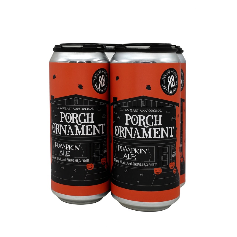 R&B PORCH ORNAMENT PUMPKIN ALE 473ML 4PK CAN @ Kelowna [1059176] 1892 ml