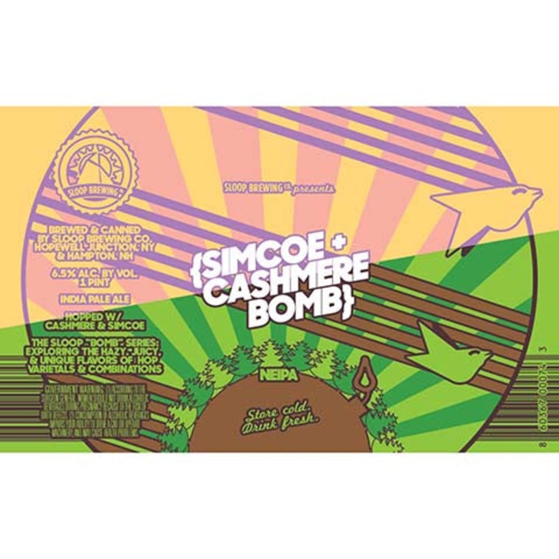 Sloop Simcoe + Cashmere Bomb IPA 16OZ SINGLE CAN