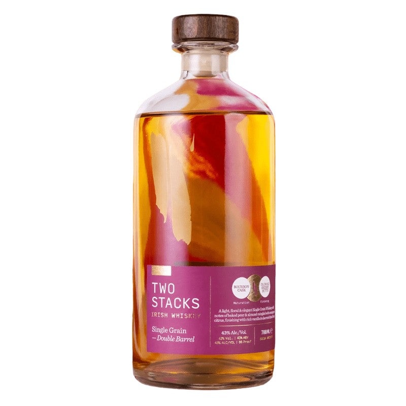 Two Stacks Double Barrel Single Grain Irish Whiskey 750ML SINGLE BTL