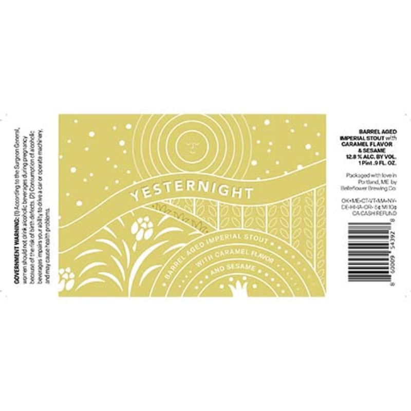 Belleflower Yesternight Imperial Stout 500ML BTL