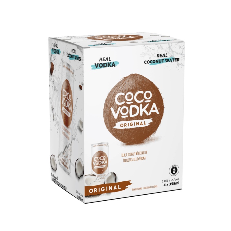 COCO VODKA 355ML 4PK CAN @ MacTaggart Ridge [1057508] 1420 ml