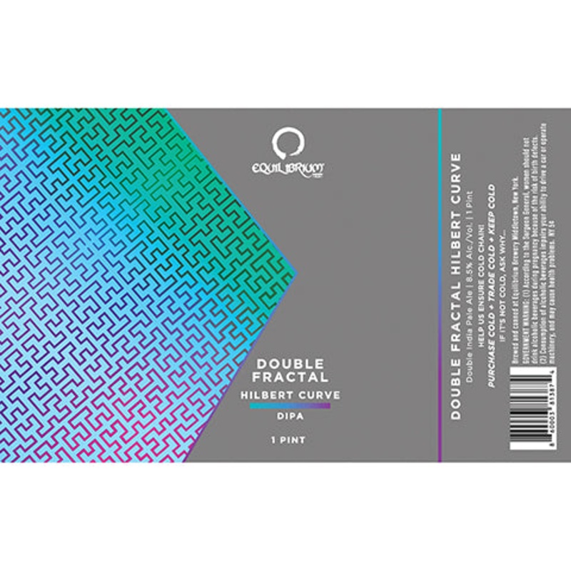Equilibrium Double Fractal Hilbert Curve DIPA 16OZ SINGLE CAN