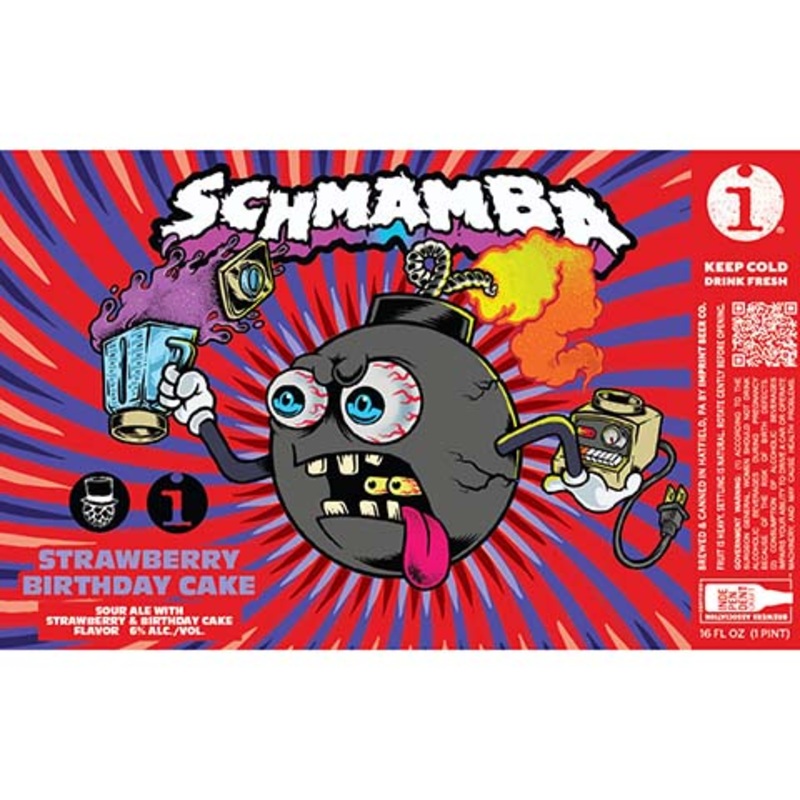 Imprint Beer Schmamba Strawberry Birthday Cake Sour Ale 16OZ SINGLE CAN