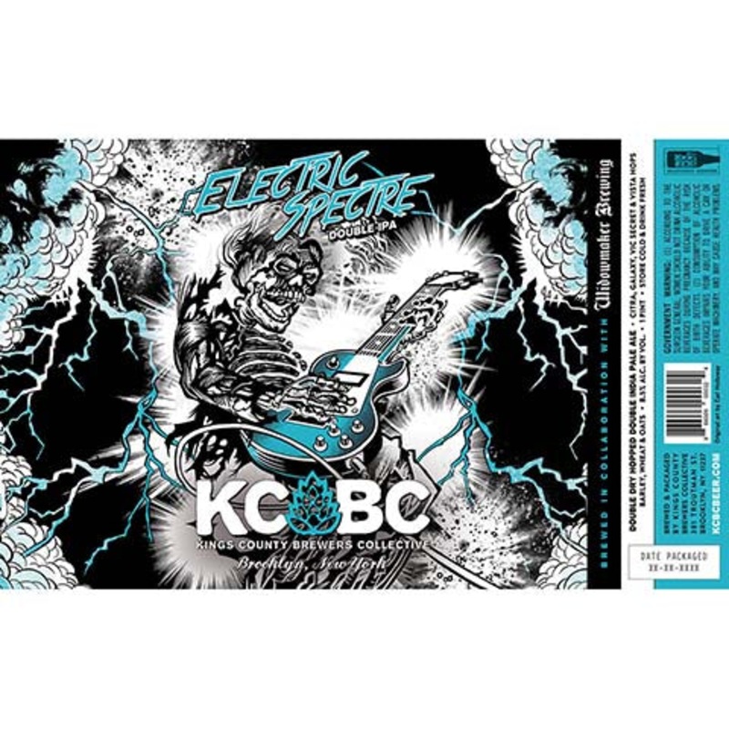 Kings County Brewers Collective Electric Spectre DDH DIPA 16OZ SINGLE CAN