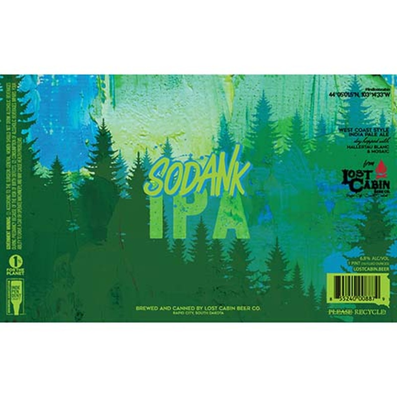 Lost Cabin Sodank IPA 16OZ SINGLE CAN