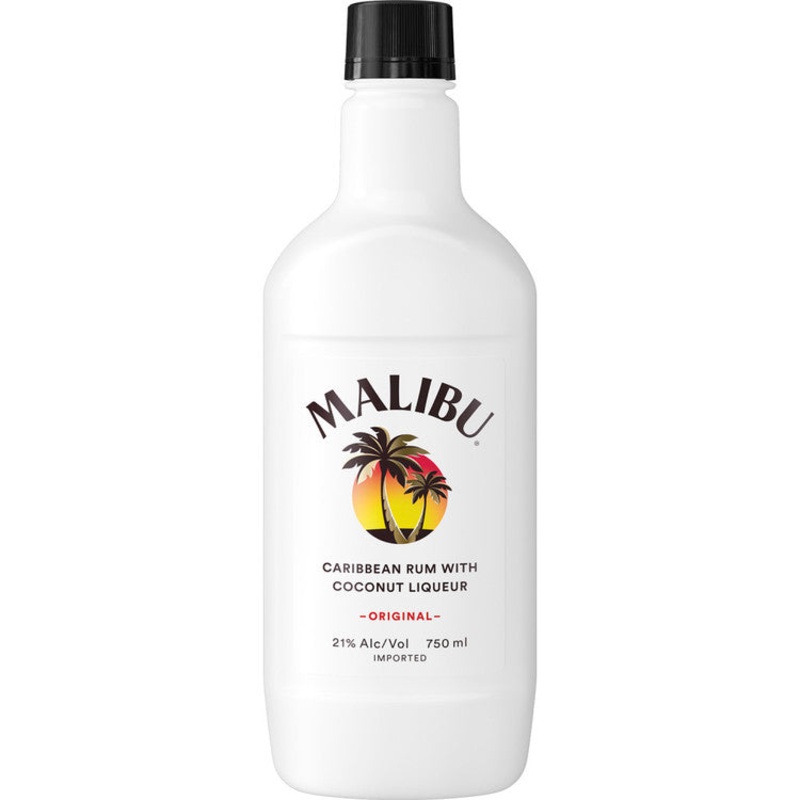 MALIBU COCONUT FLAVORED RUM ORIGINAL 42 750ML 750ML