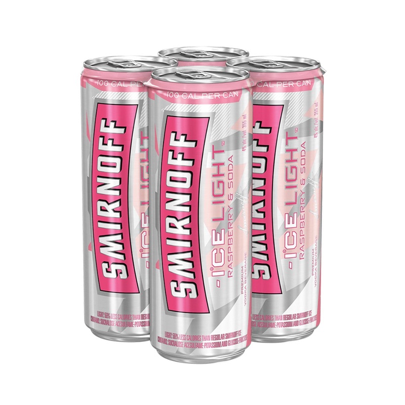 SMIRNOFF ICE LIGHT RASPBERRY &