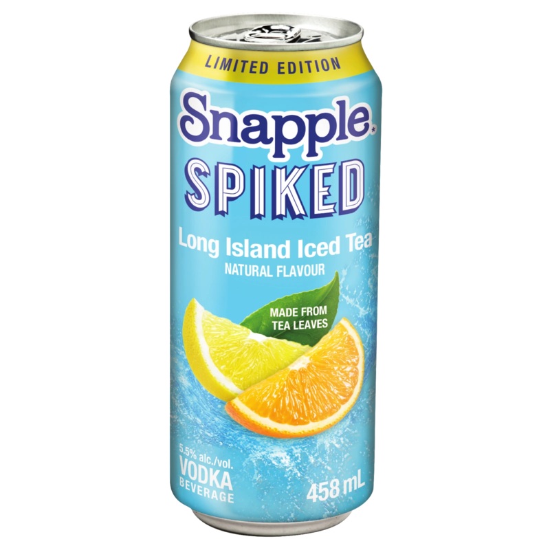 SNAPPLE SPIKED LONG ISLAND ICED TEA 458ML CAN @ Airdrie [1024023] 458 ml