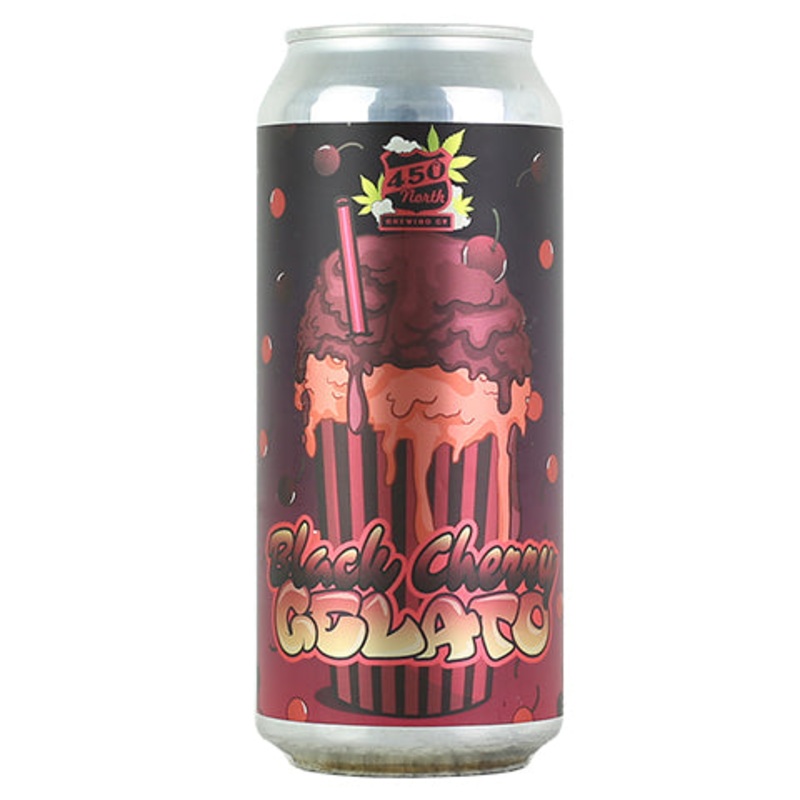 450 North Black Cherry Gelato Slushy XL Sour 16OZ SINGLE CAN