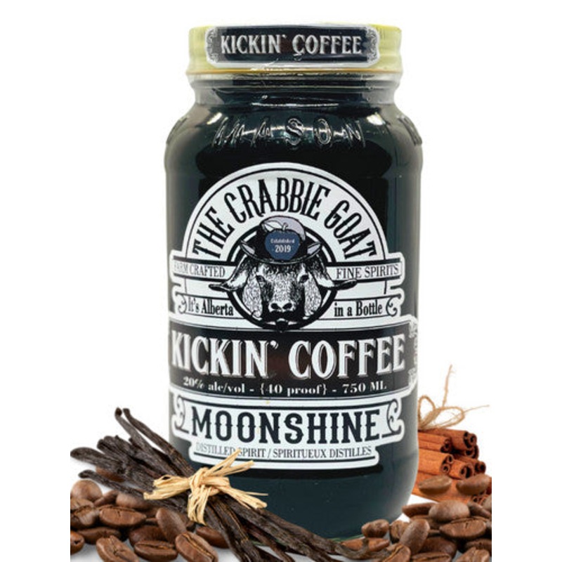 CRABBIE GOAT KICKIN COFFEE MOONSHINE 750 ML