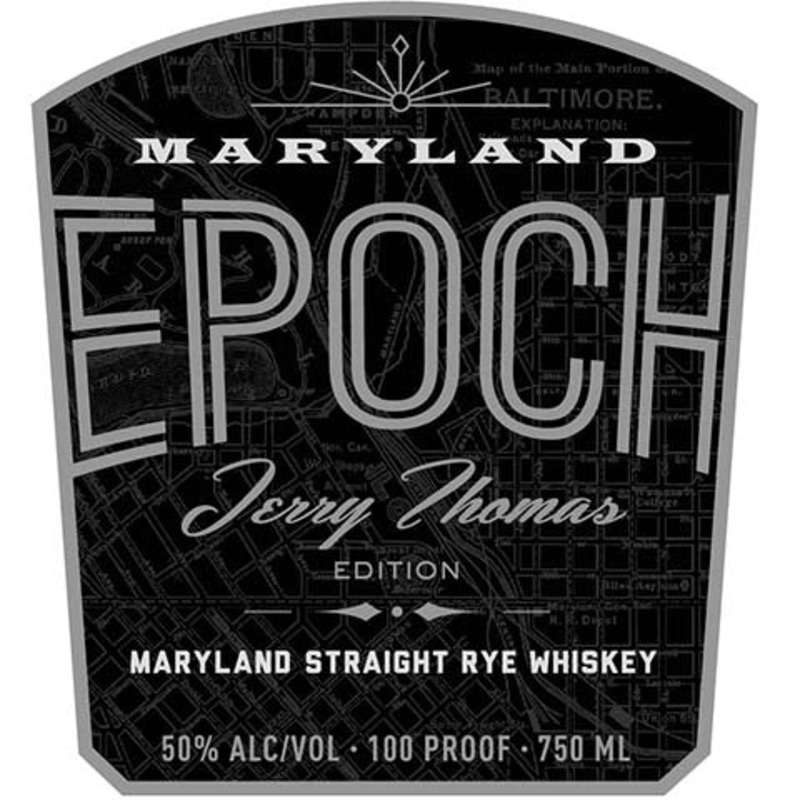 Epoch Jerry Thomas Edition Straight Rye Whiskey 750ML BTL