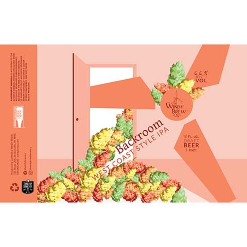 Windy Backroom West Coast IPA 16OZ SINGLE CAN